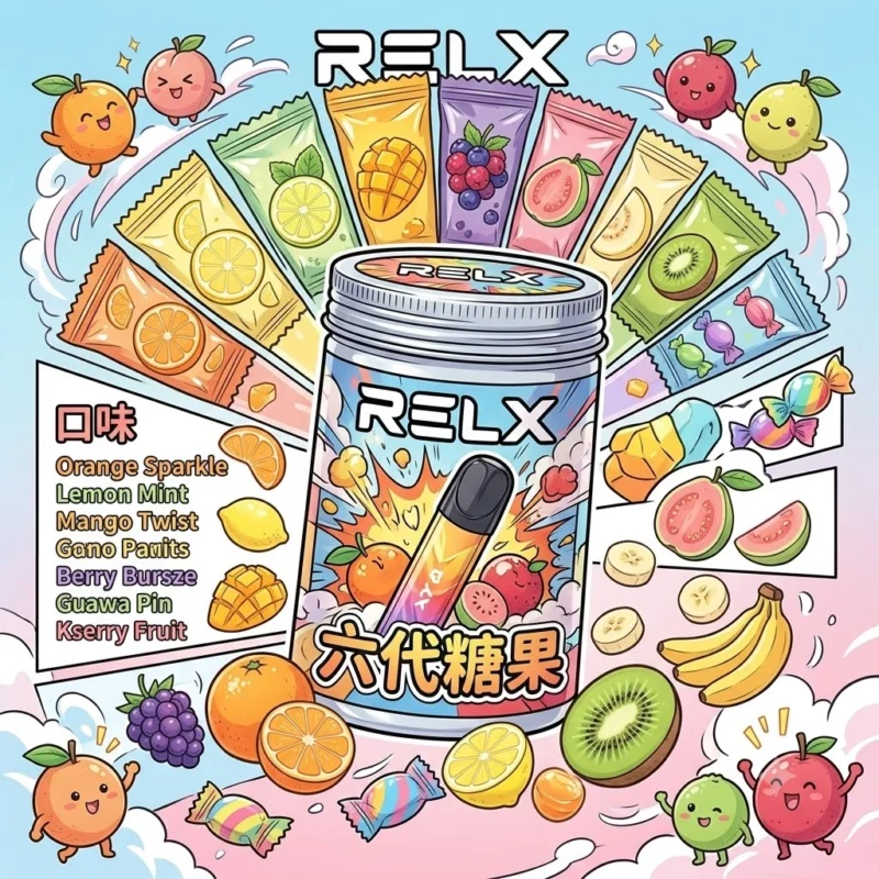 RELX六代糖果-多種水果風味糖果