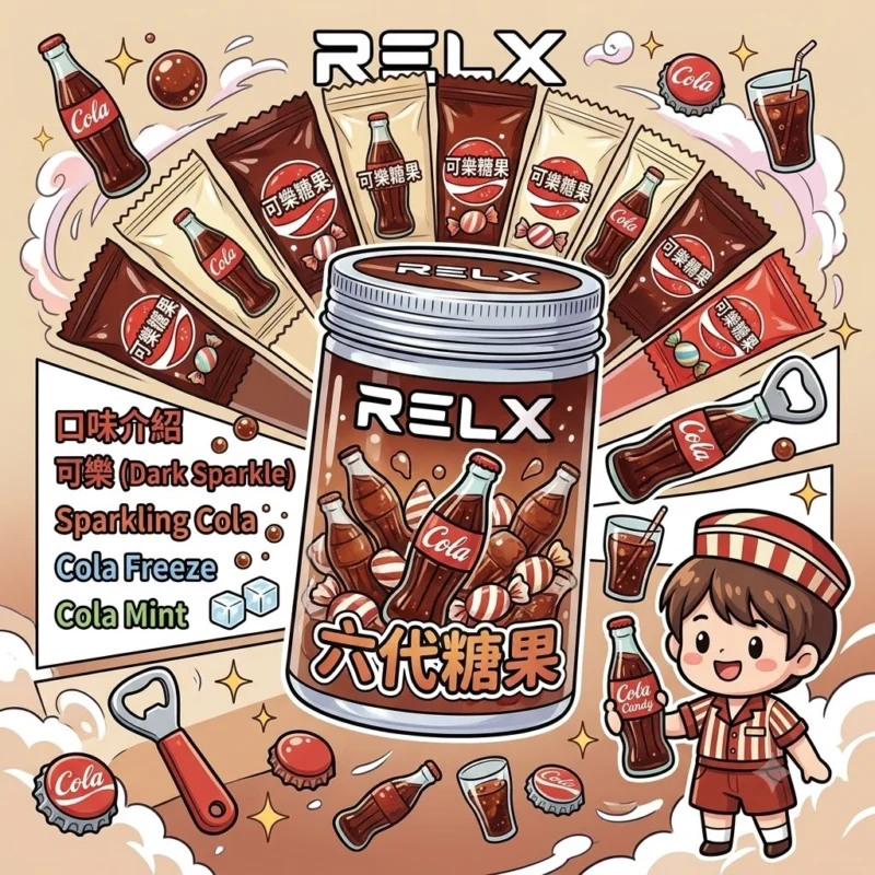 RELX六代糖果-悅刻可樂風味糖果